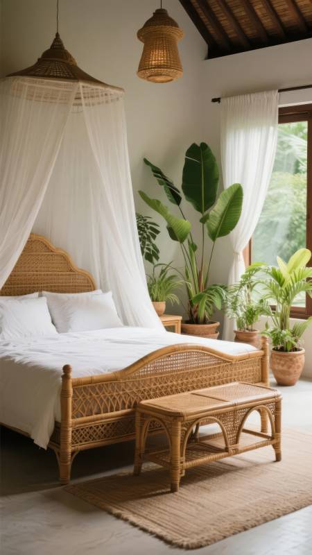 热带风情卧室图片