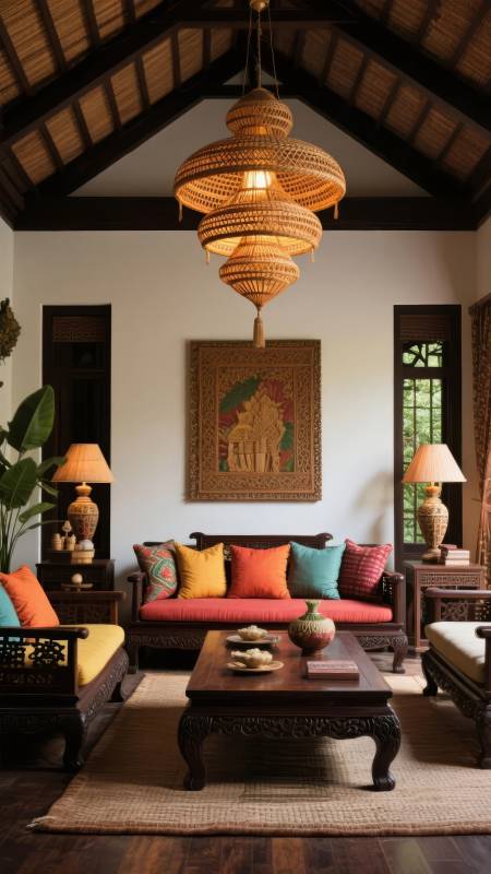 东南亚风情客厅图片