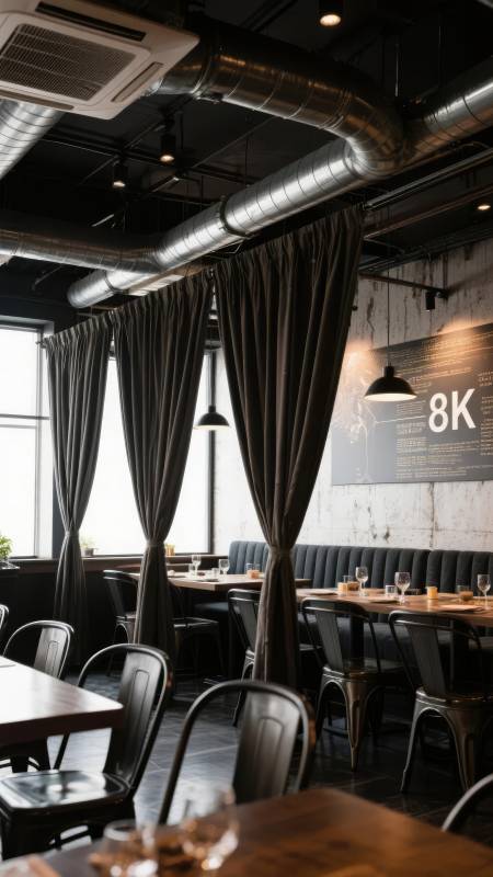 工业风餐厅内部图片