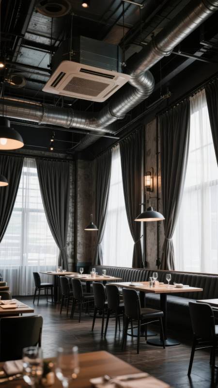 工业风餐厅内部图片