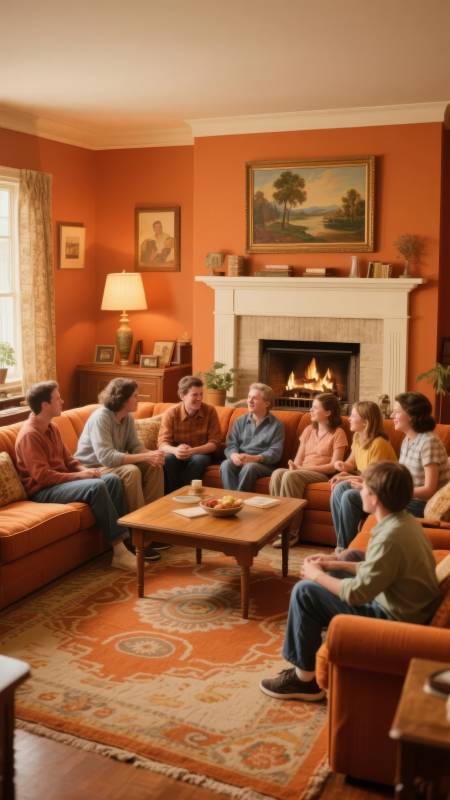 温馨家庭聚会图片