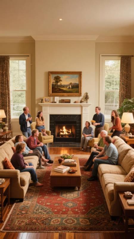 温馨家庭聚会时刻图片