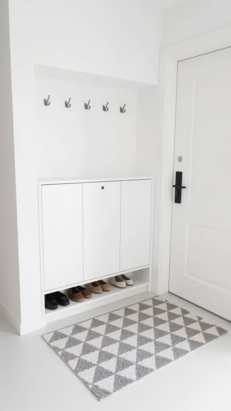 简约玄关鞋柜设计图片