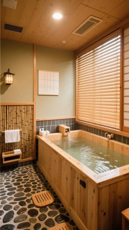 日式木浴温泉房图片