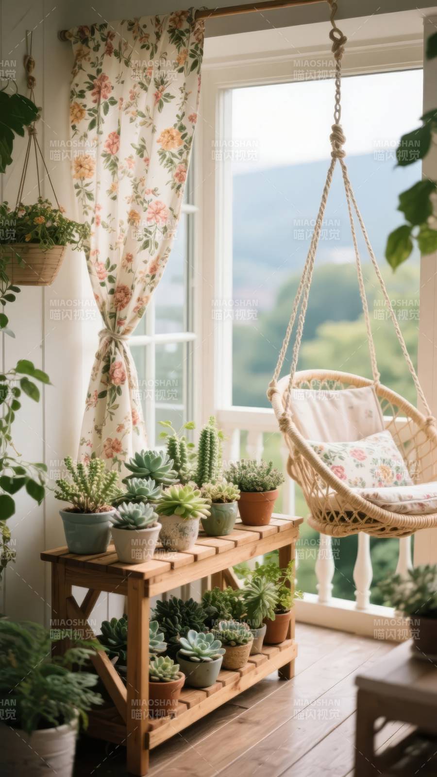 阳台花境 悠然自得图片