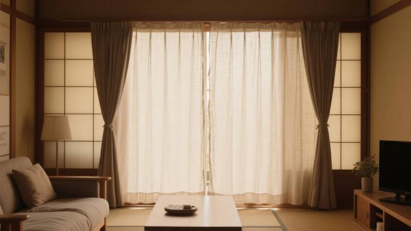 日式客厅静谧风图片