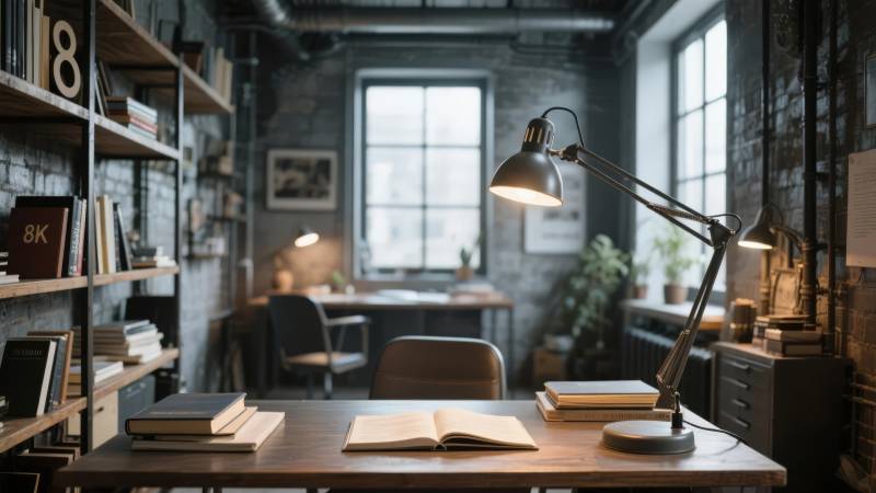 书房静读时光图片