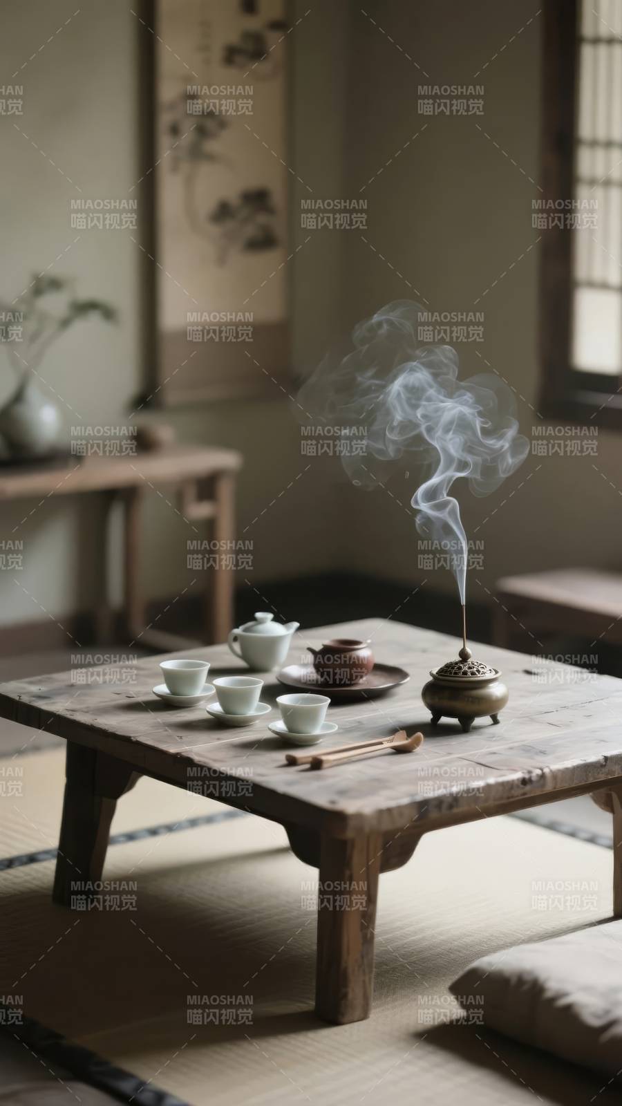 茶香袅袅 静谧雅室图片
