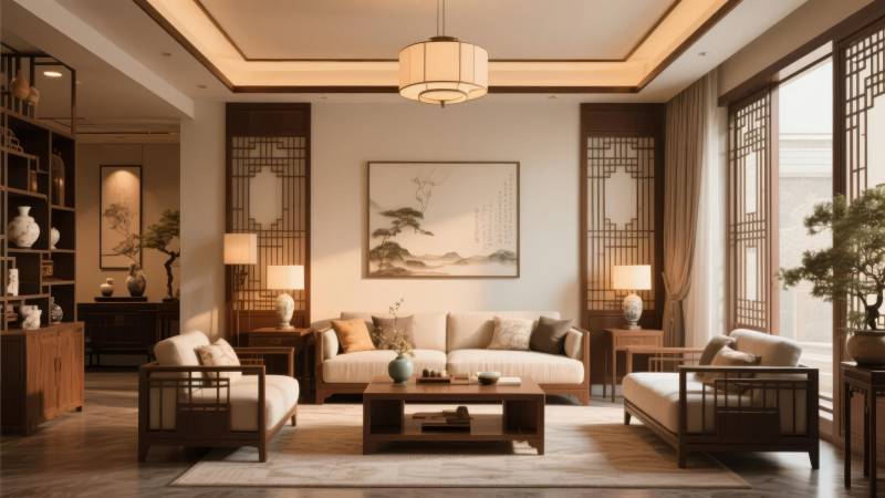 中式雅居客厅图片