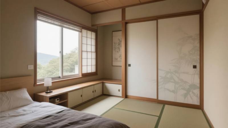 日式榻榻米卧室图片