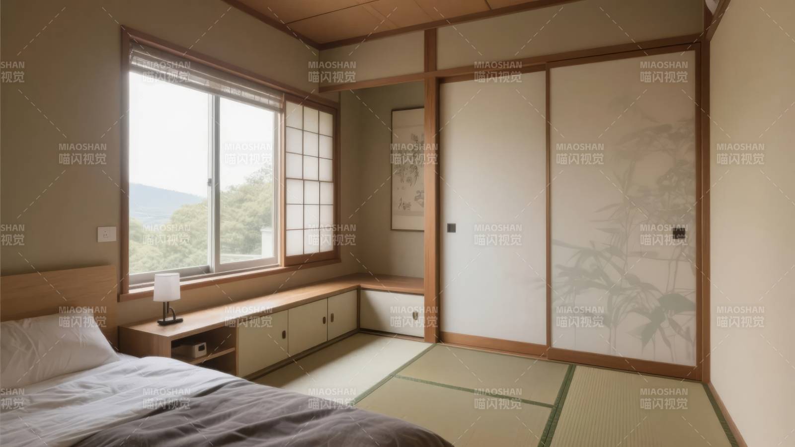 日式榻榻米卧室图片