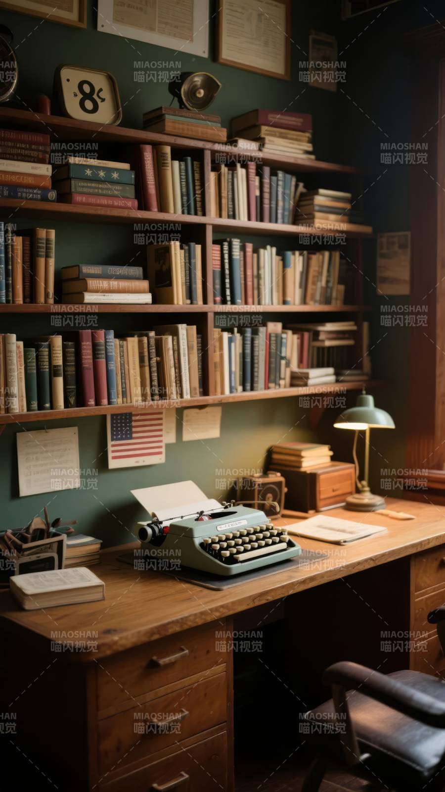 书桌上的时光图片