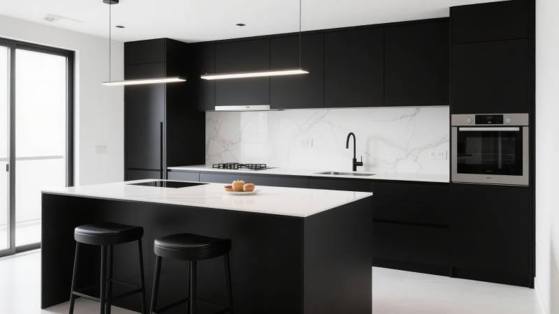 现代简约厨房设计图片