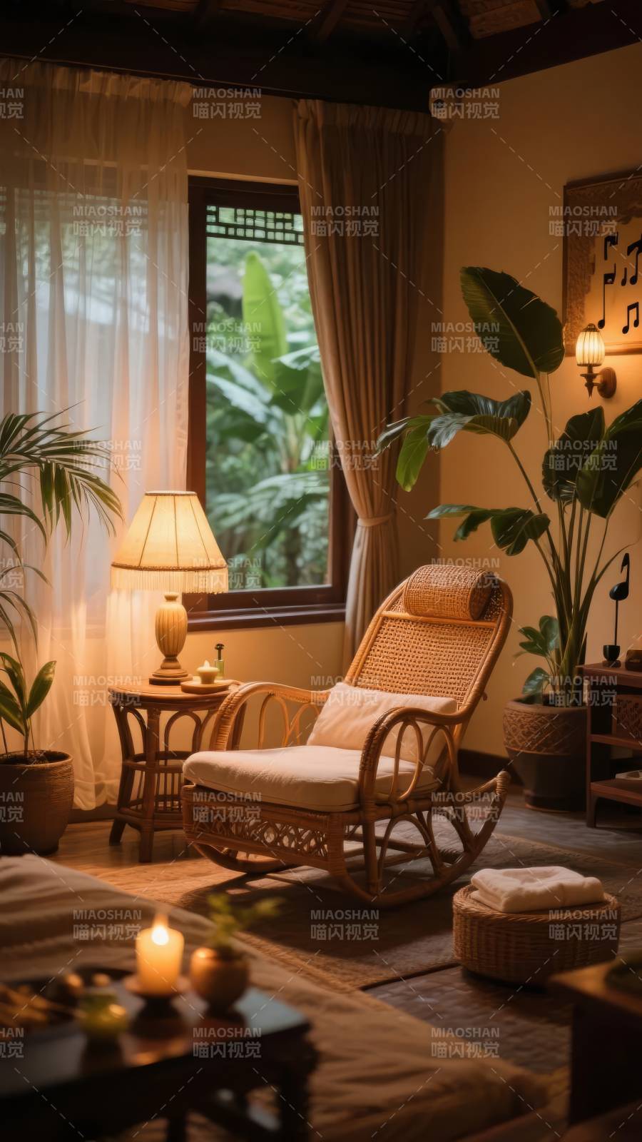 静谧竹居 绿意盎然图片