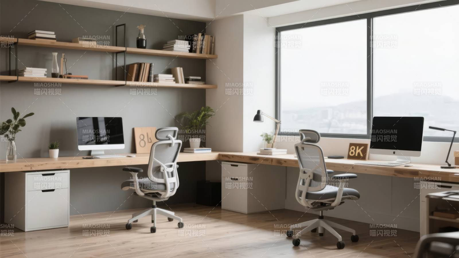 现代简约办公空间图片