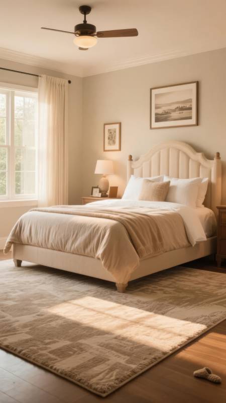 温馨卧室阳光照耀图片