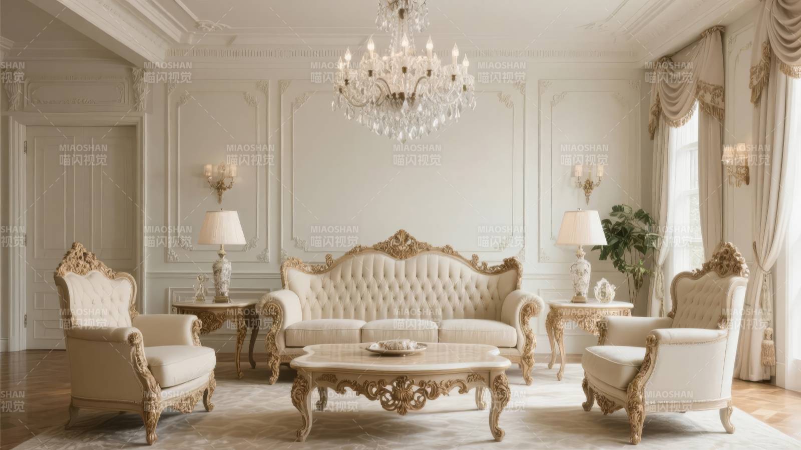 欧式古典客厅图片