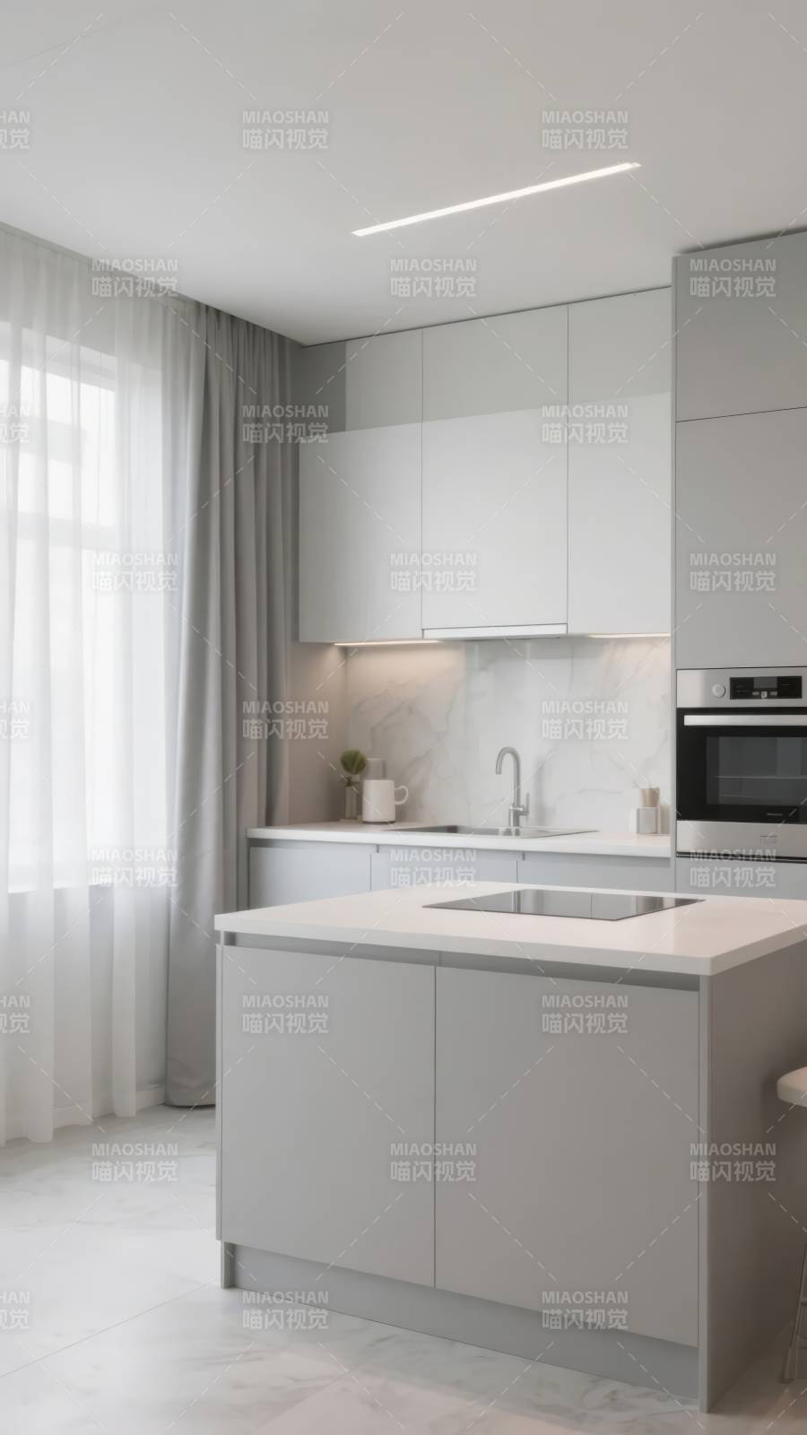 现代简约厨房设计图片