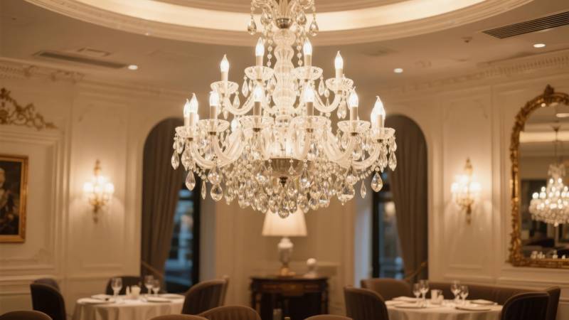 奢华餐厅吊灯图片
