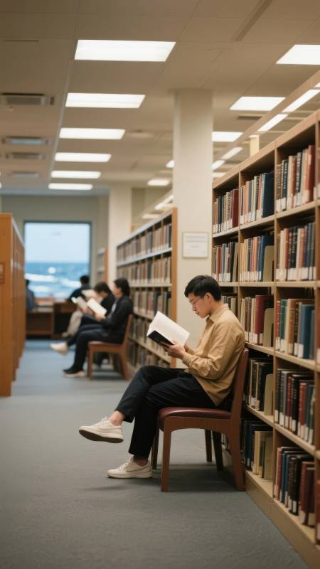 图书馆静读时光图片