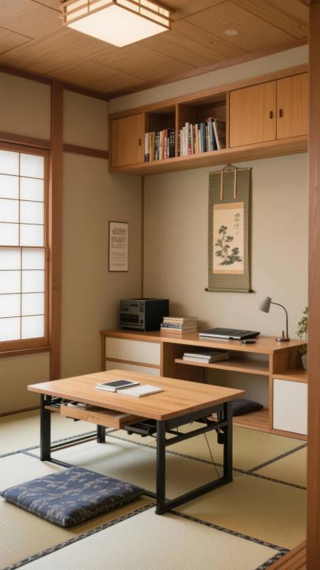 日式榻榻米书房图片