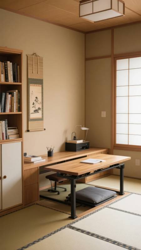 日式书房静谧雅致图片