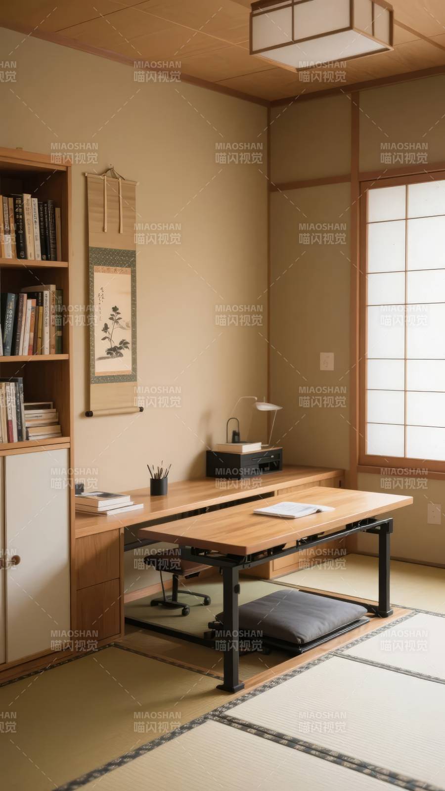 日式书房静谧雅致图片