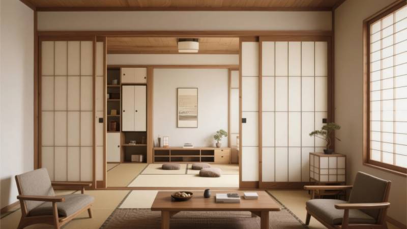 日式简约客厅图片