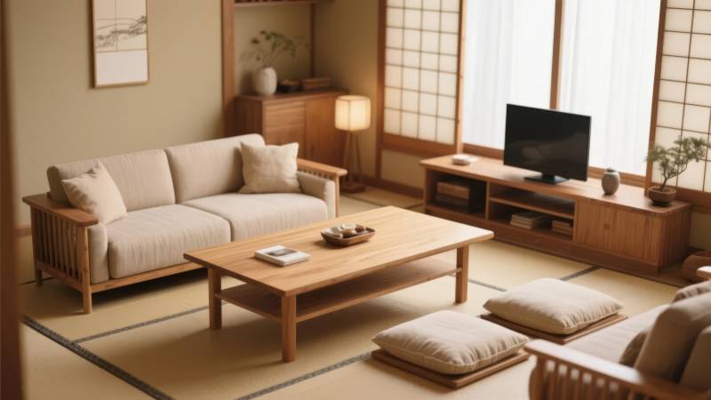 日式简约客厅图片