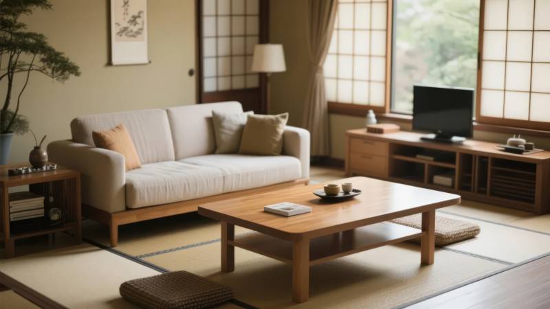 日式客厅静谧雅致图片