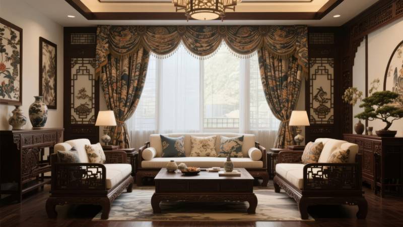 中式古典客厅图片