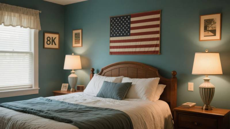 美式风格卧室图片