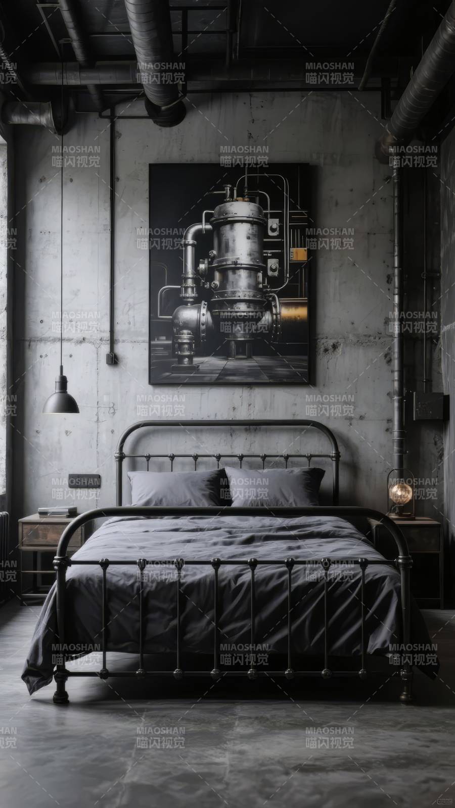 工业风卧室设计图片