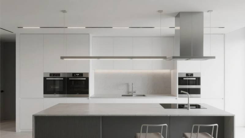 现代简约厨房设计图片