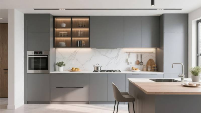 现代简约厨房设计图片