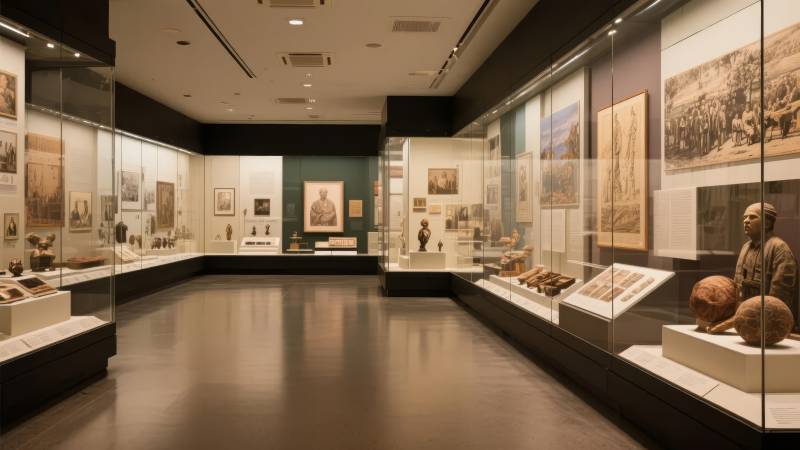 博物馆展厅陈列图片