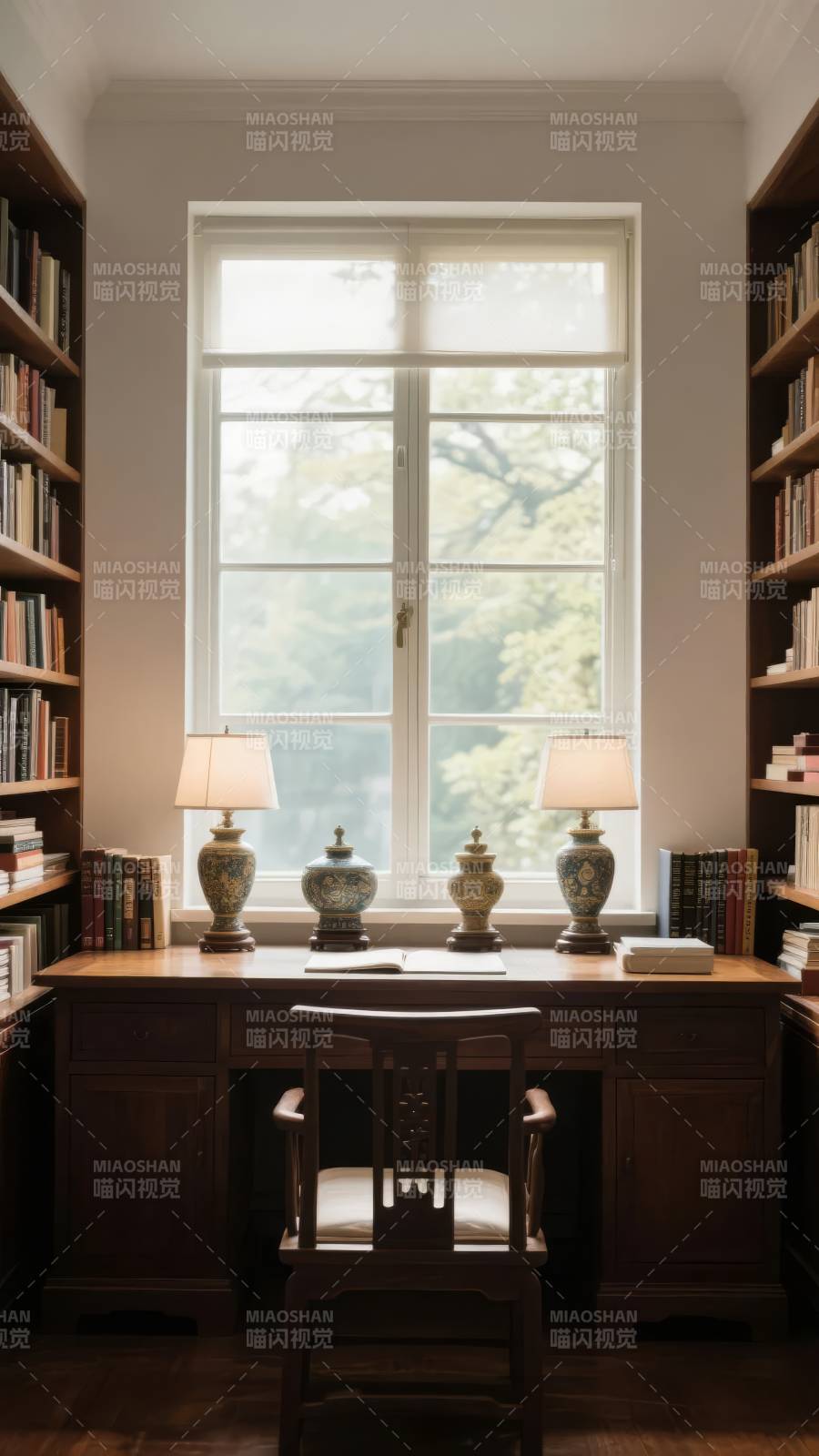 书房静谧时光图片