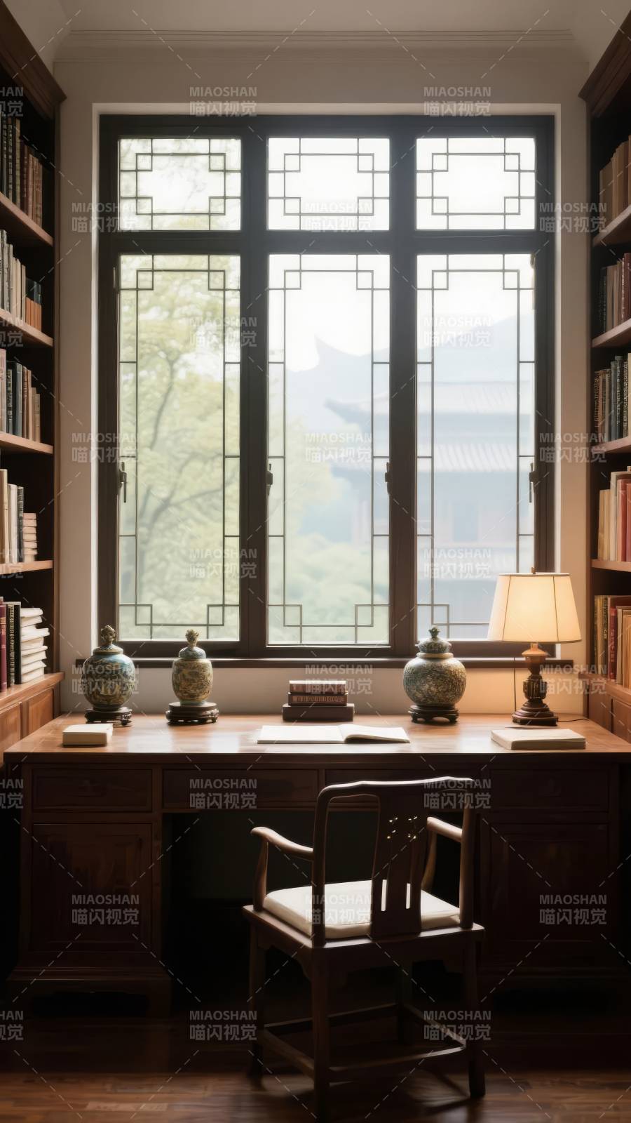 书房静谧书香盈图片