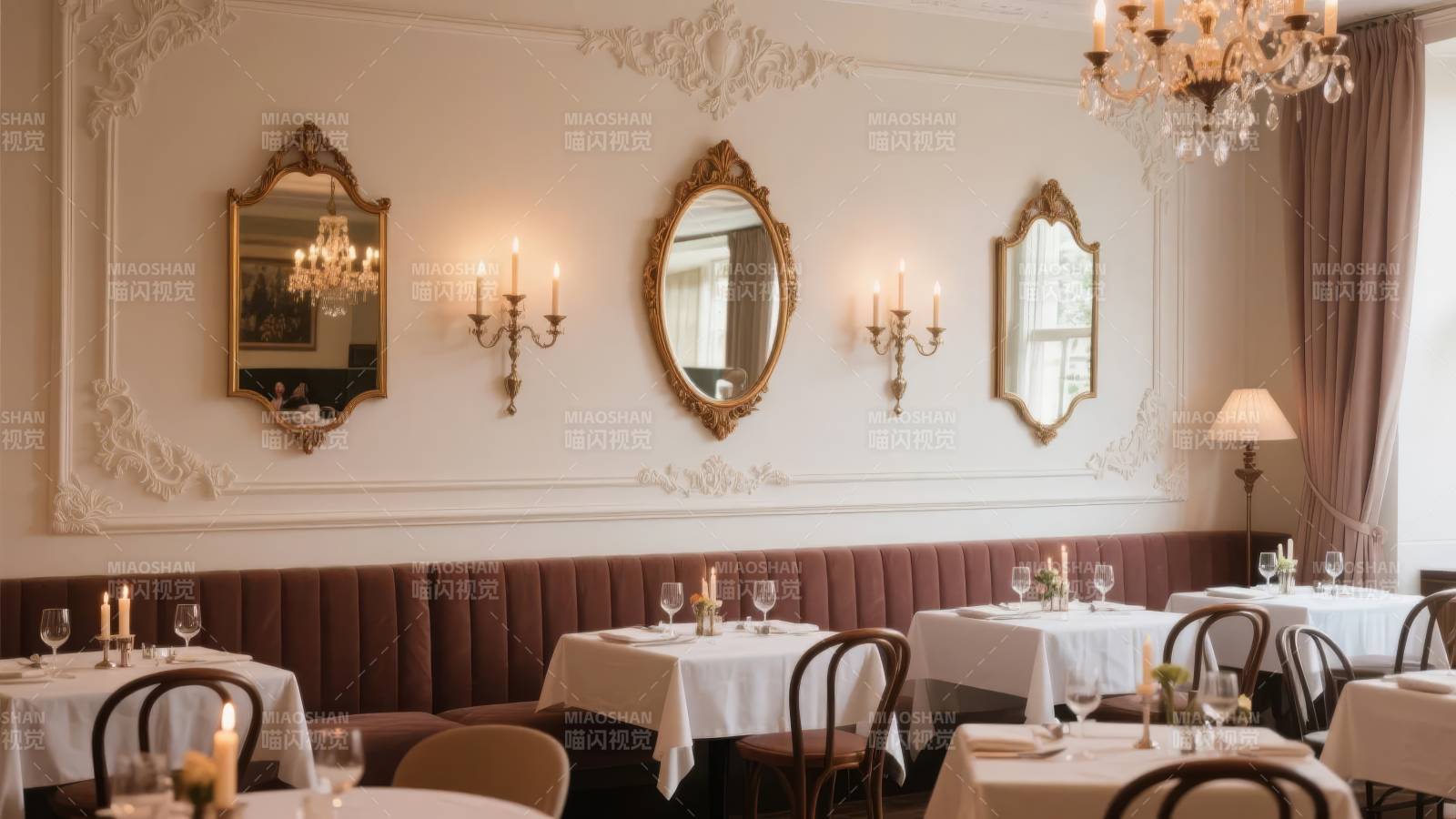 典雅餐厅内景图片