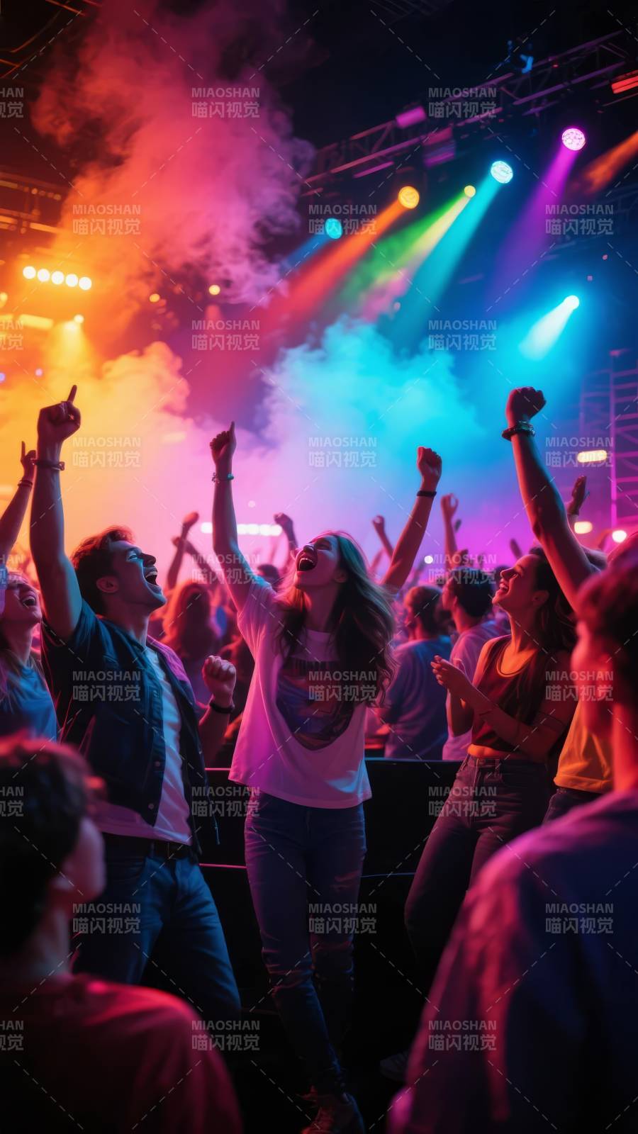 狂欢夜 光影飞扬图片