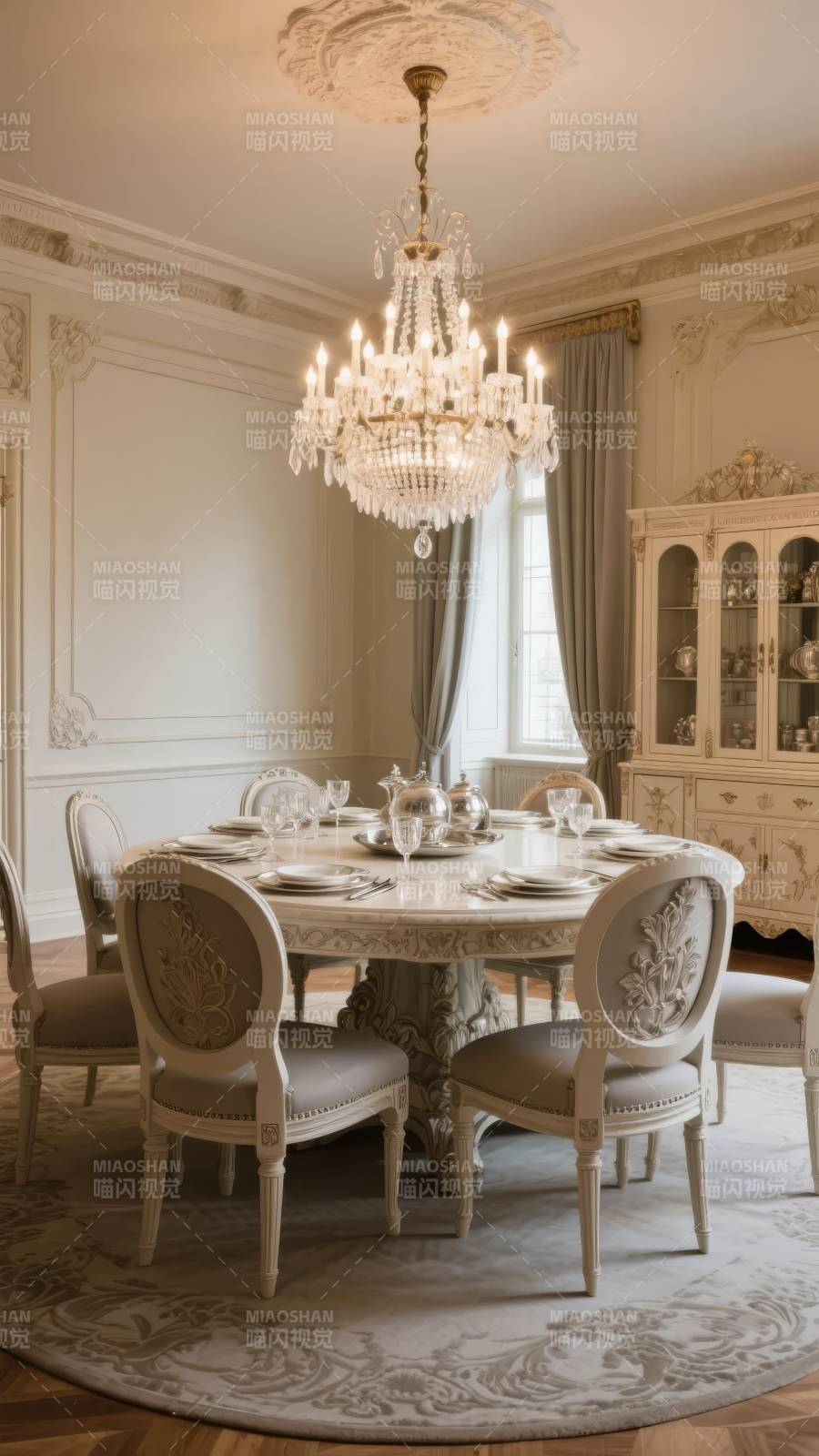 欧式典雅餐厅图片