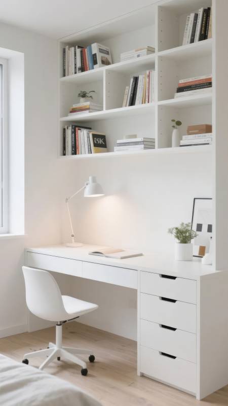 简约书桌收纳设计图片