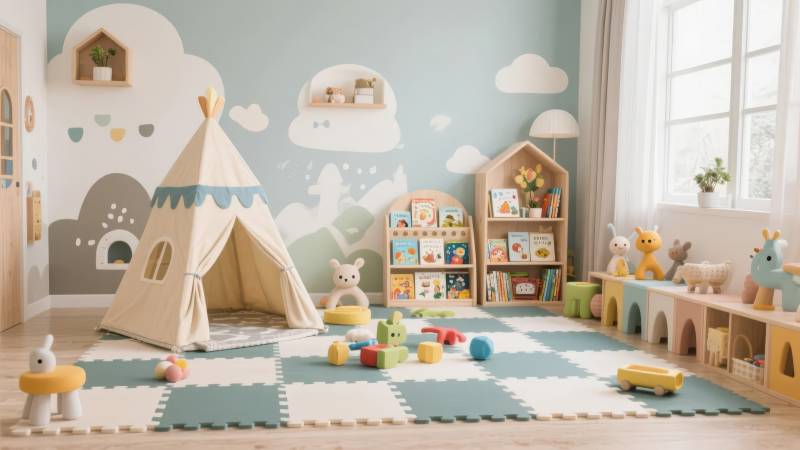 童趣温馨儿童房图片