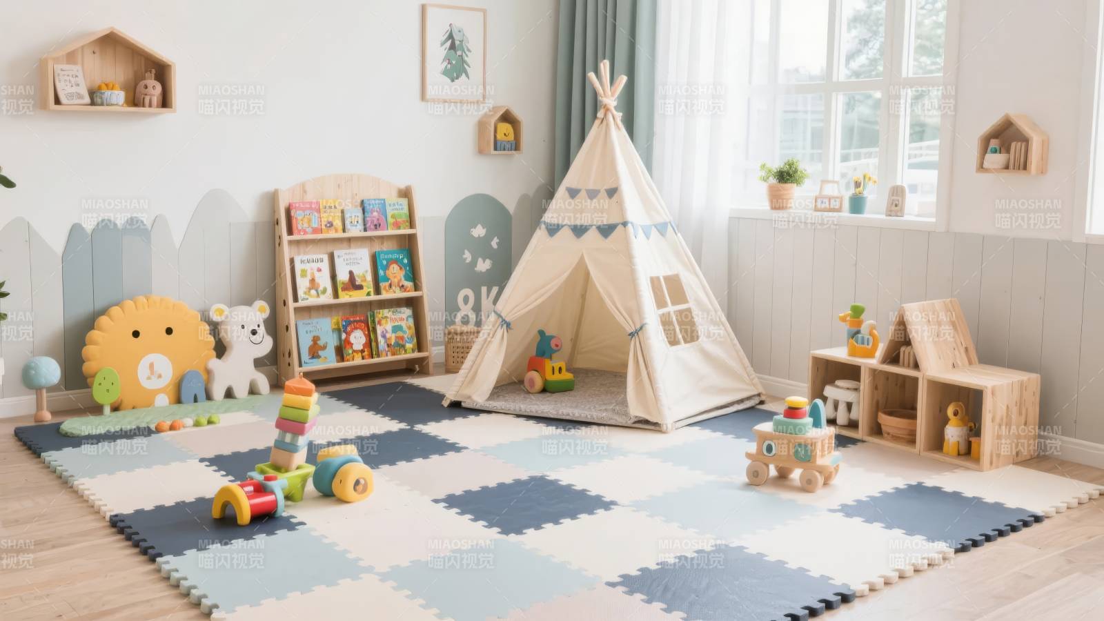 温馨儿童游戏屋图片