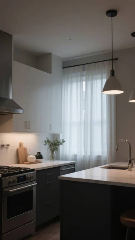 现代简约厨房设计图片