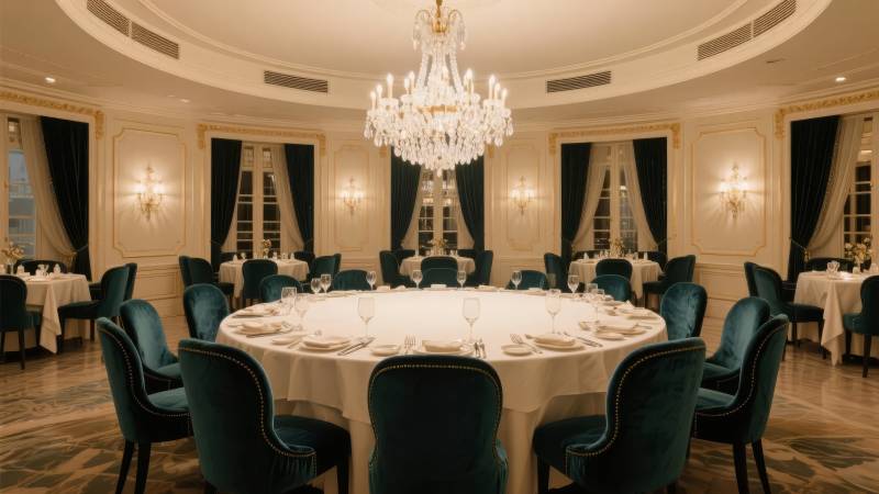 豪华宴会厅布置图片