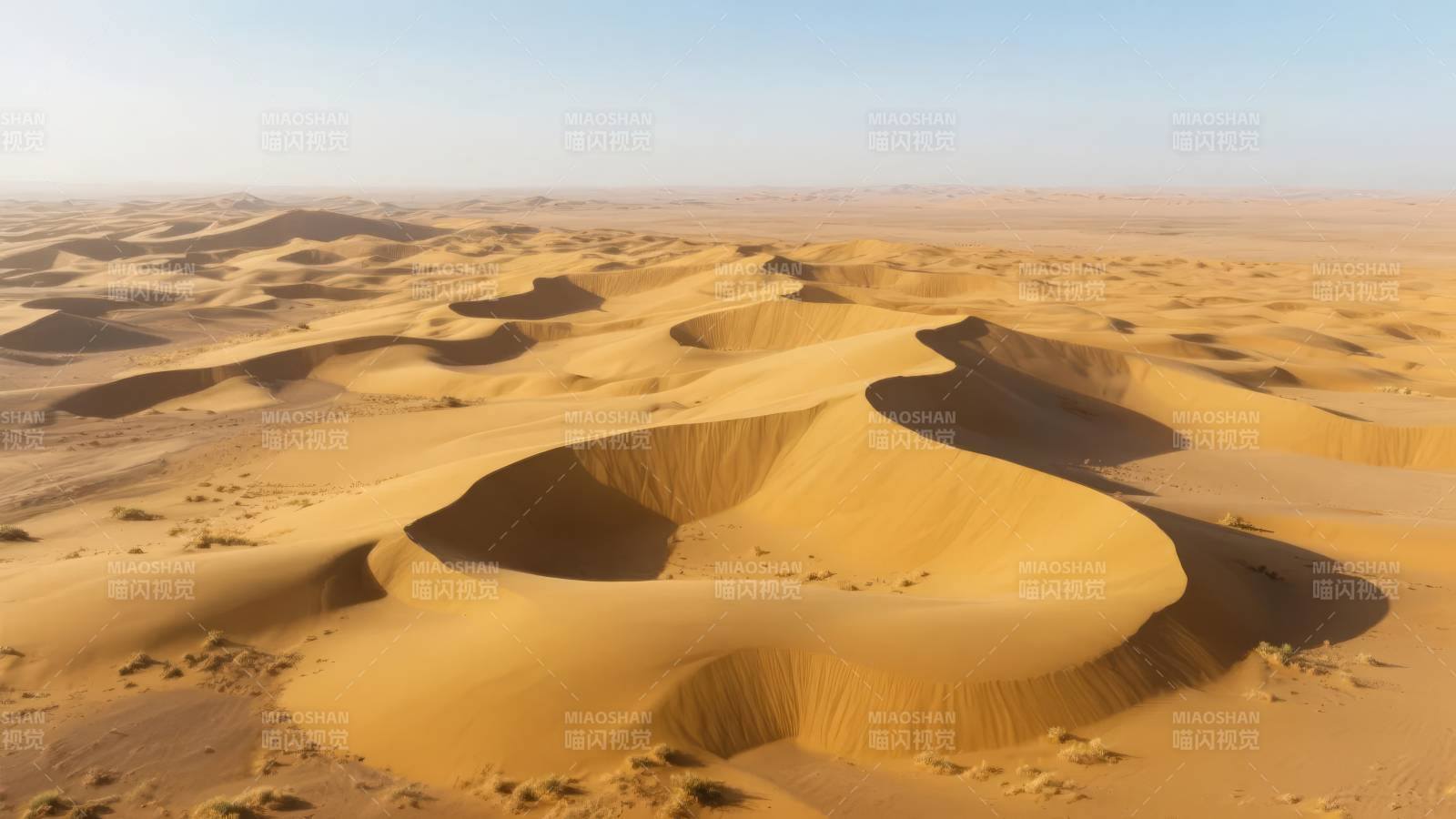 沙漠沙丘美景图片