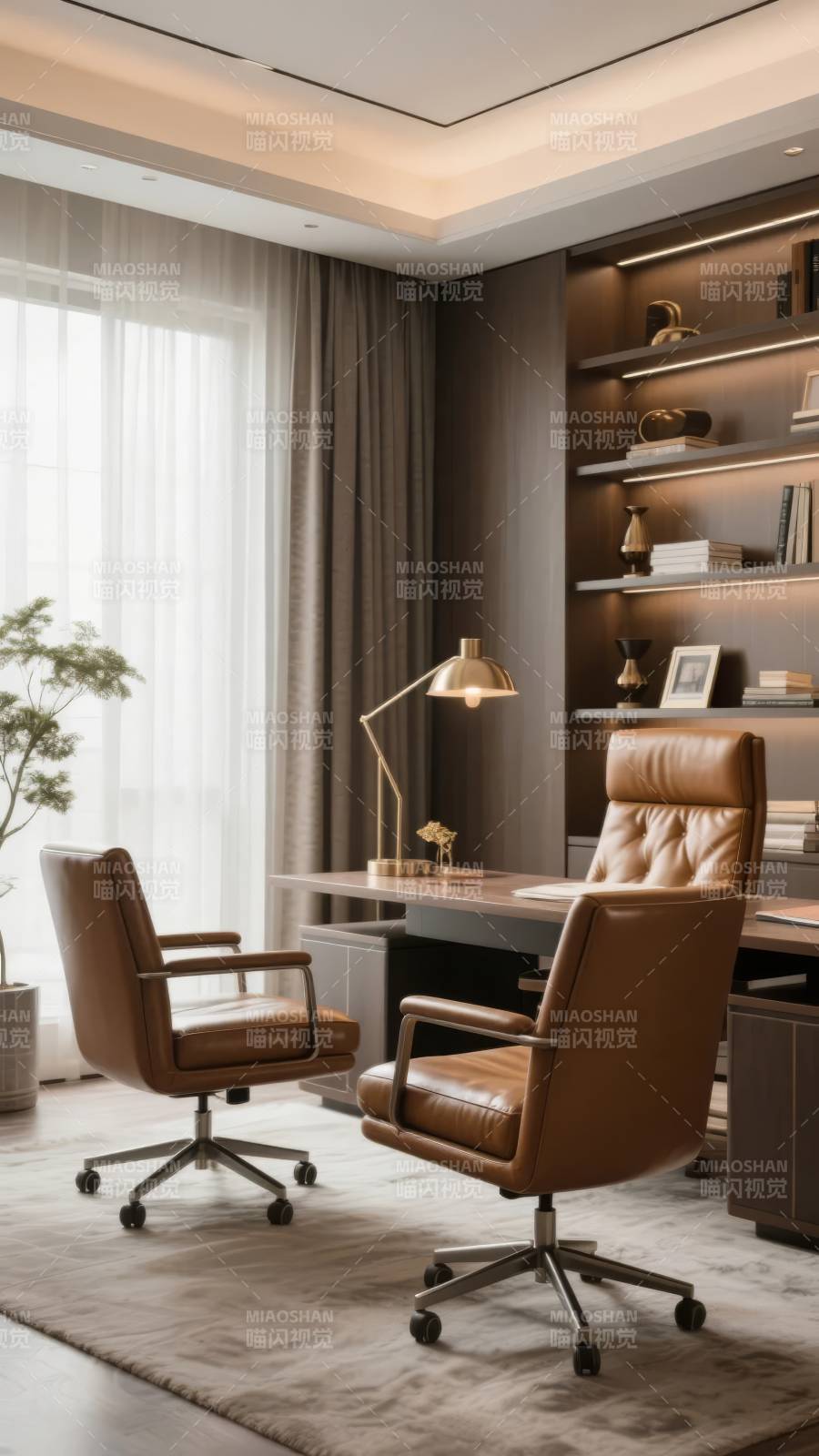 现代书房设计图片