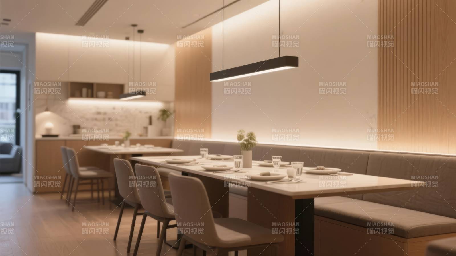 现代简约餐厅设计图片