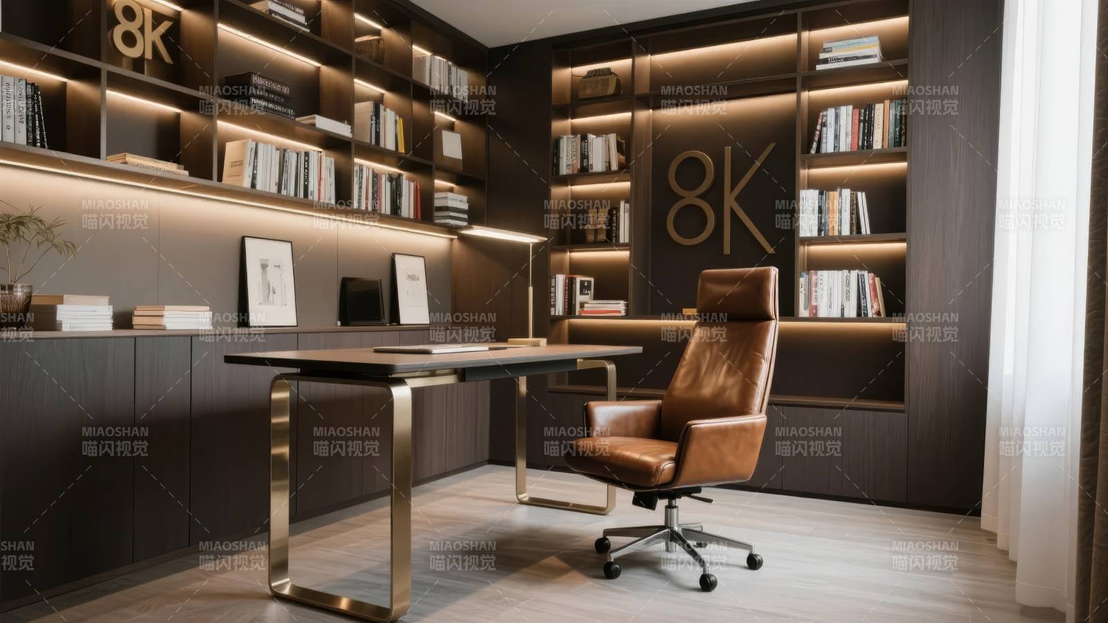 现代书房设计图片